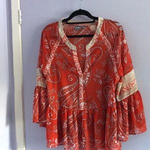 Fun boho blouse